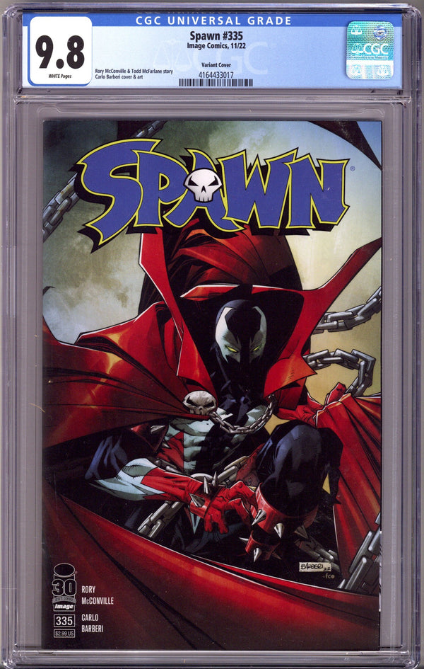 Spawn 335 CGC 9.8 (NM/M) (2022) Barberi Variant