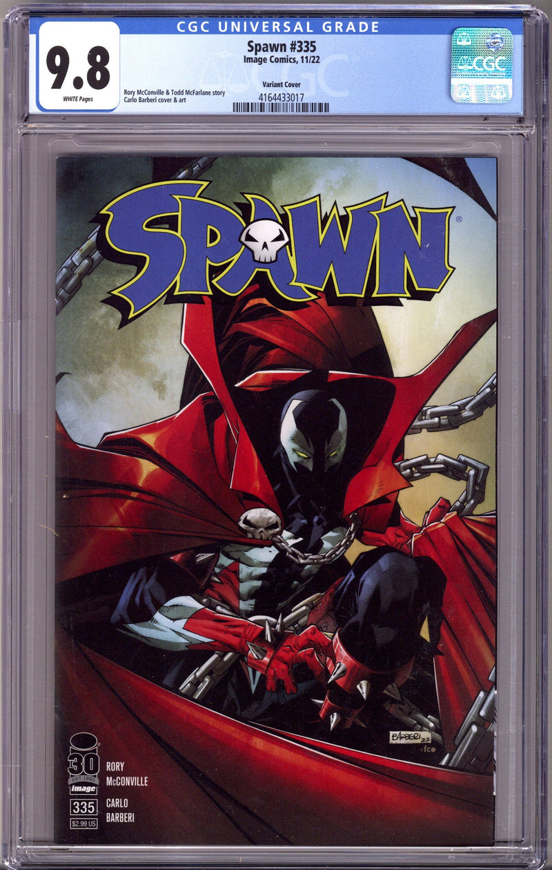 Spawn 335 CGC 9.8 (NM/M) (2022) Barberi Variant