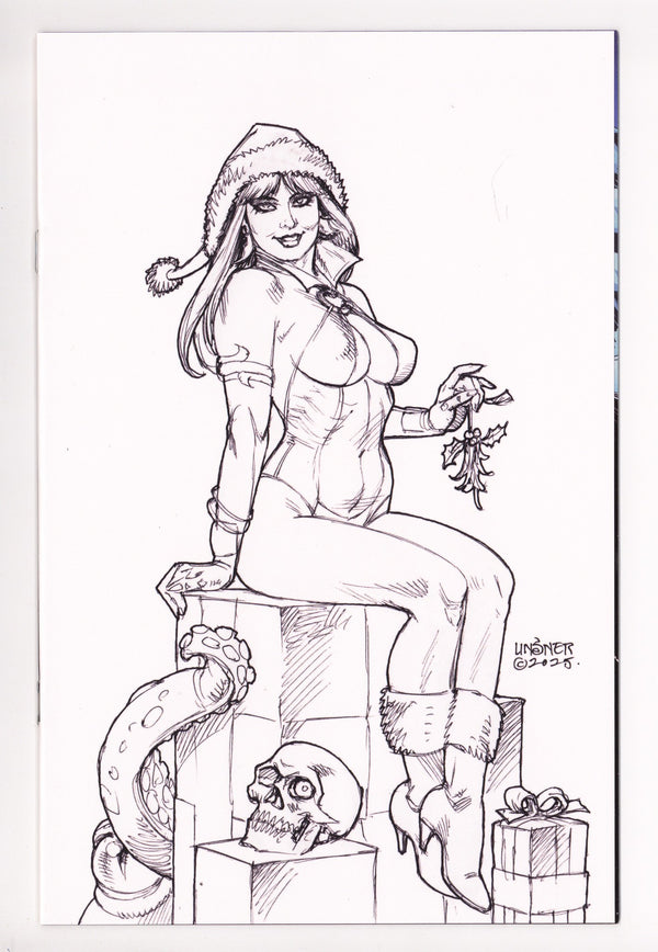 Vampirella Helliday Special 1 Linsner B&W Virgin Incentive (2025)