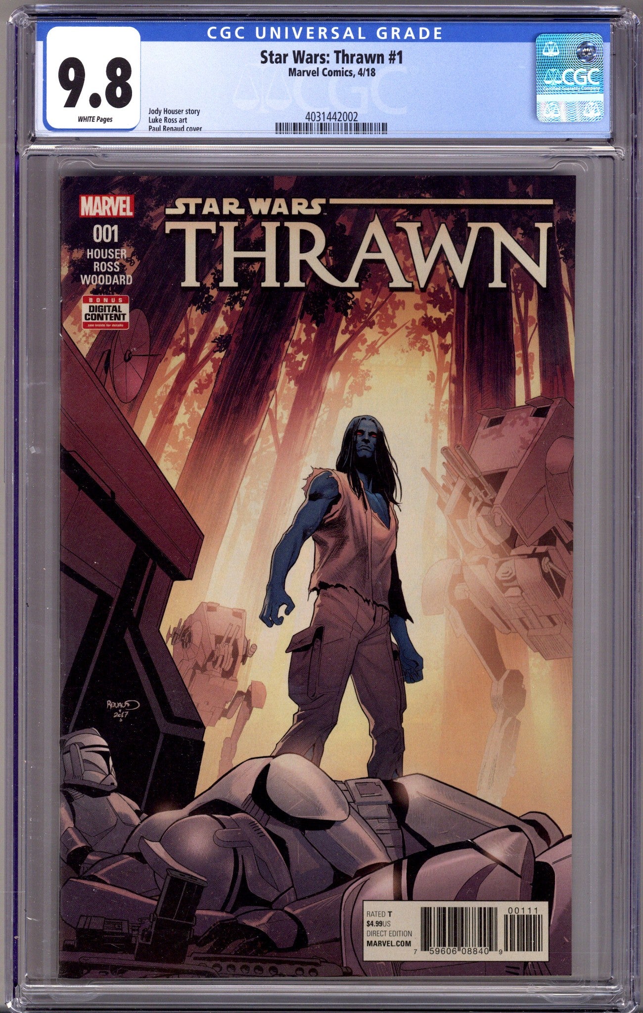 Star Wars: Thrawn   1 CGC 9.8 (NM/M)   (2018)        