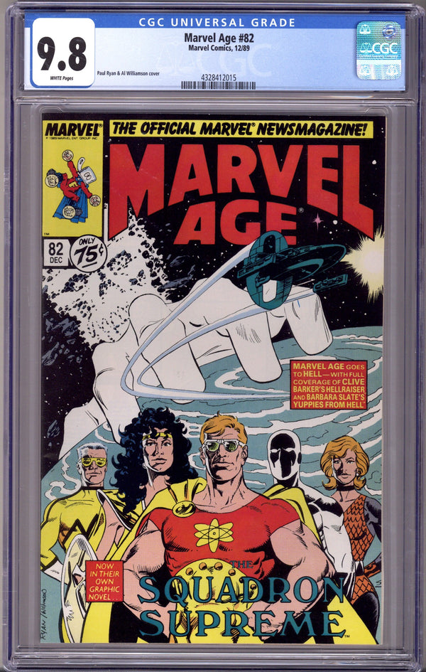 Marvel Age 82 CGC 9.8 (1989)