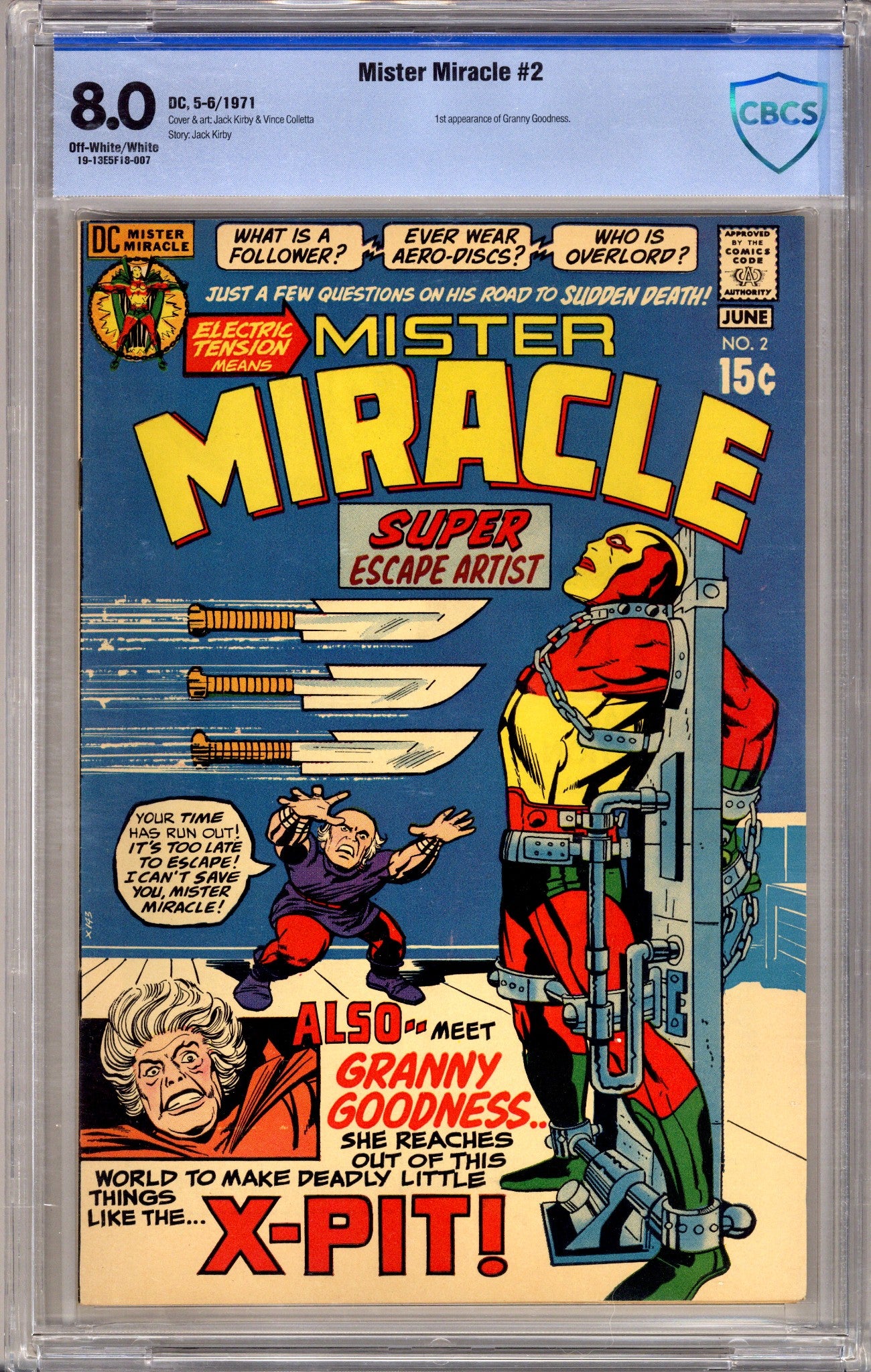 Mister Miracle Vol 1 2 CBCS 8.0 (VF) (1971)