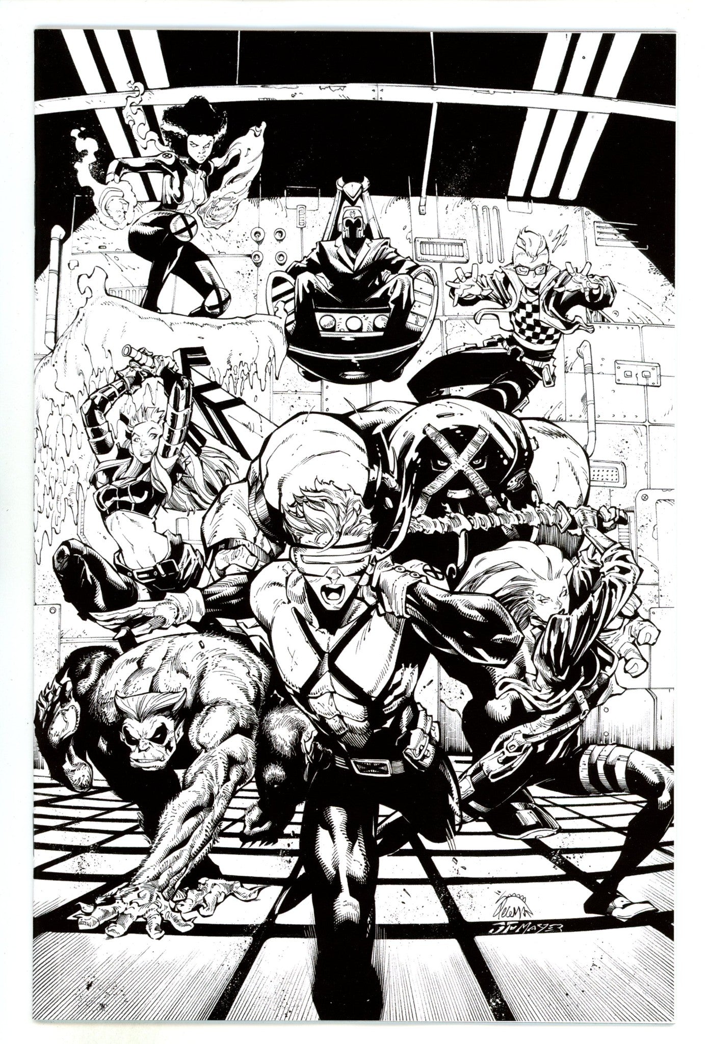 X-Men Vol 6 1 Stegman 3rd Print B&W Incentive Variant NM- (2024)