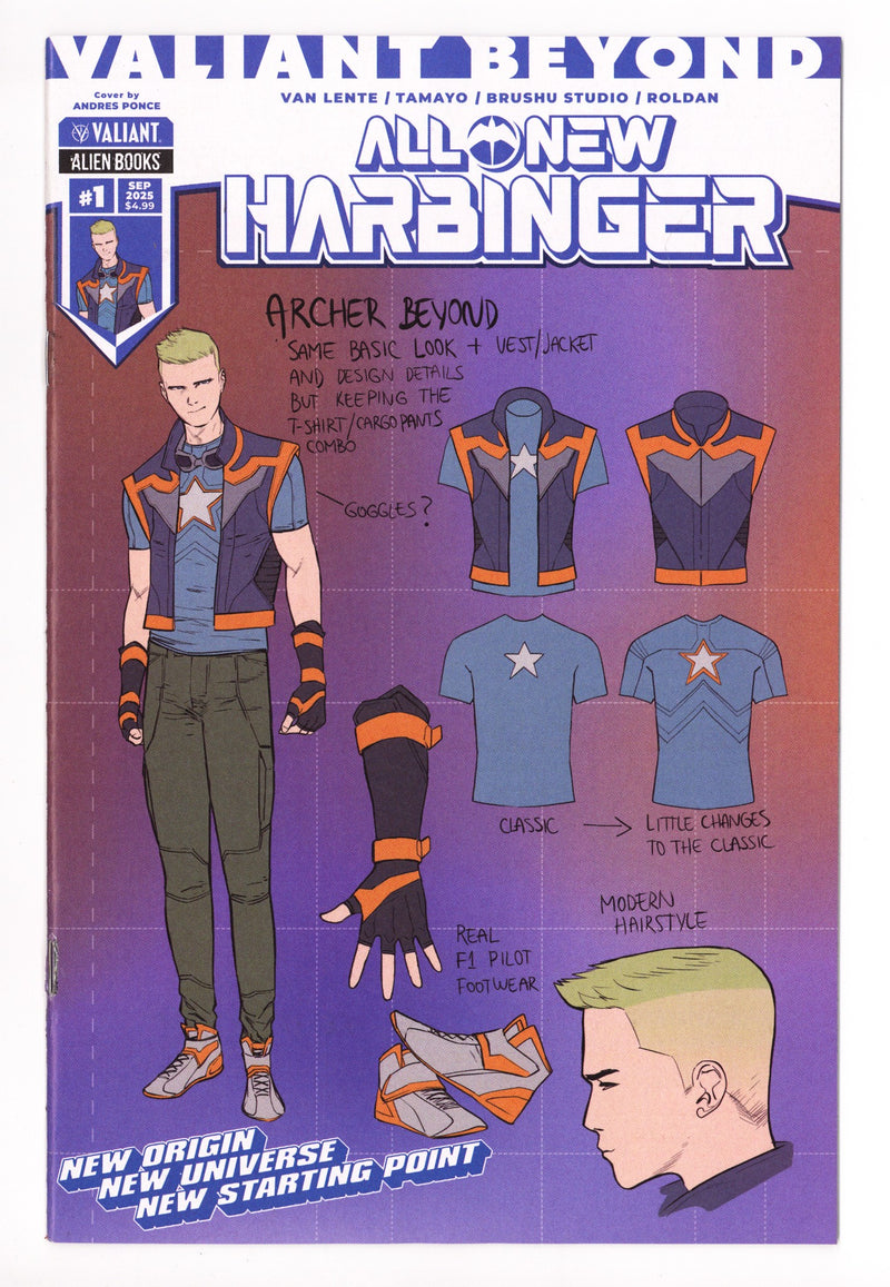 Valiant Beyond: All-New Harbinger 1 Ponce Design Variant (2025)
