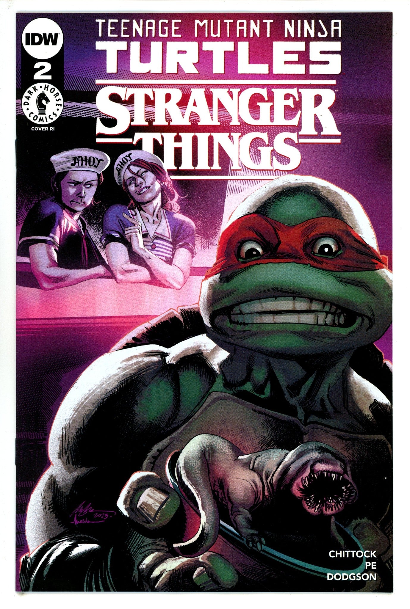 Teenage Mutant Ninja Turtles X Stranger Things 2 Albuquerque Incentive Variant NM- (2023)