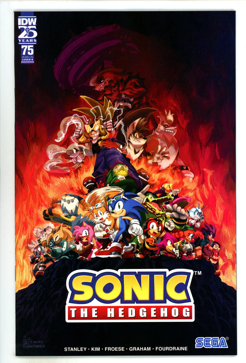 Sonic The Hedgehog Vol 3 75 Fonseca Variant (2024)