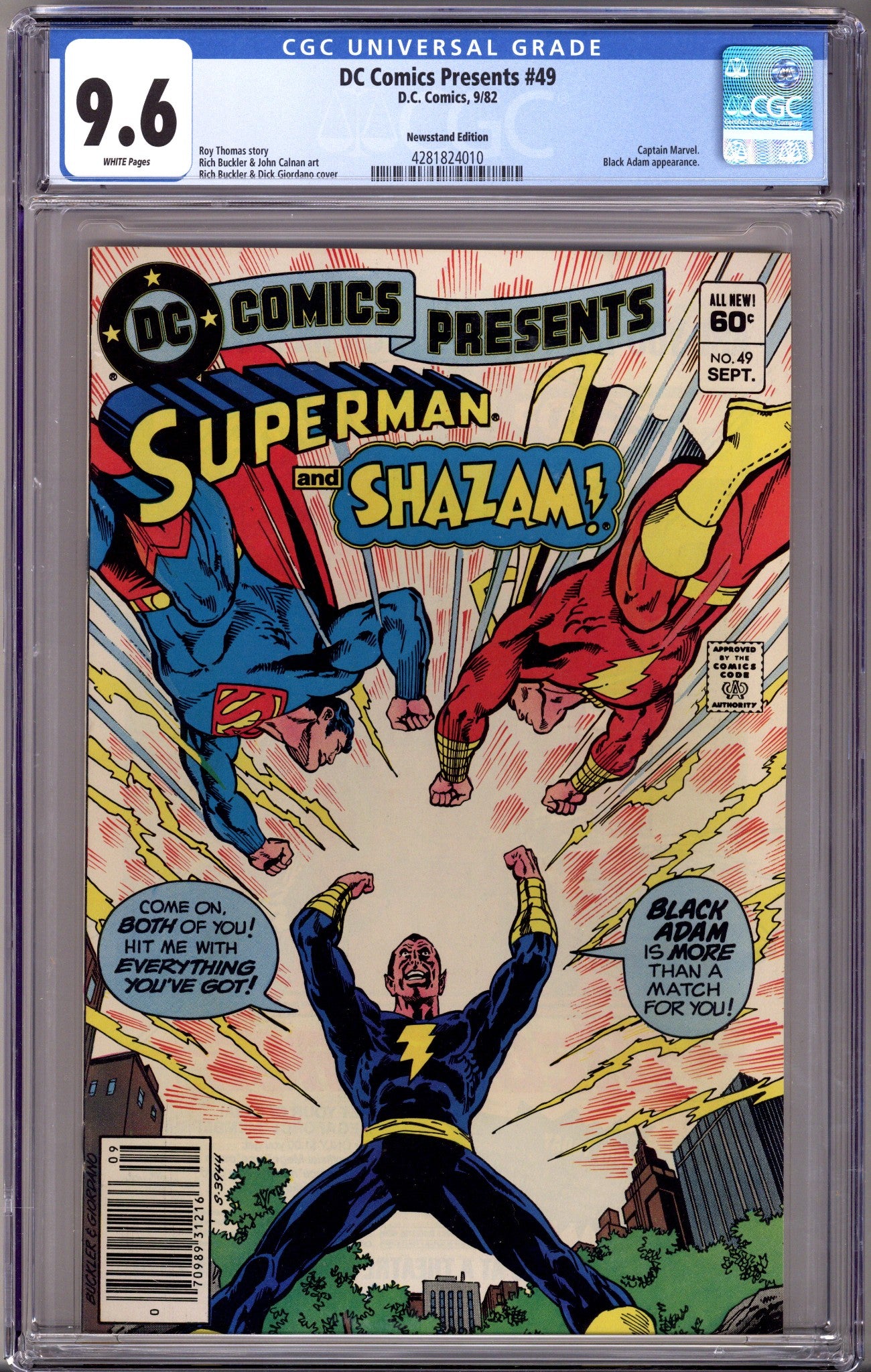 DC Comics Presents Vol 1 49 Newsstand CGC 9.6 (1982)