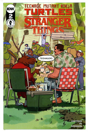 Teenage Mutant Ninja Turtles X Stranger Things 2 Henderson Incentive Variant VF/NM (2023)