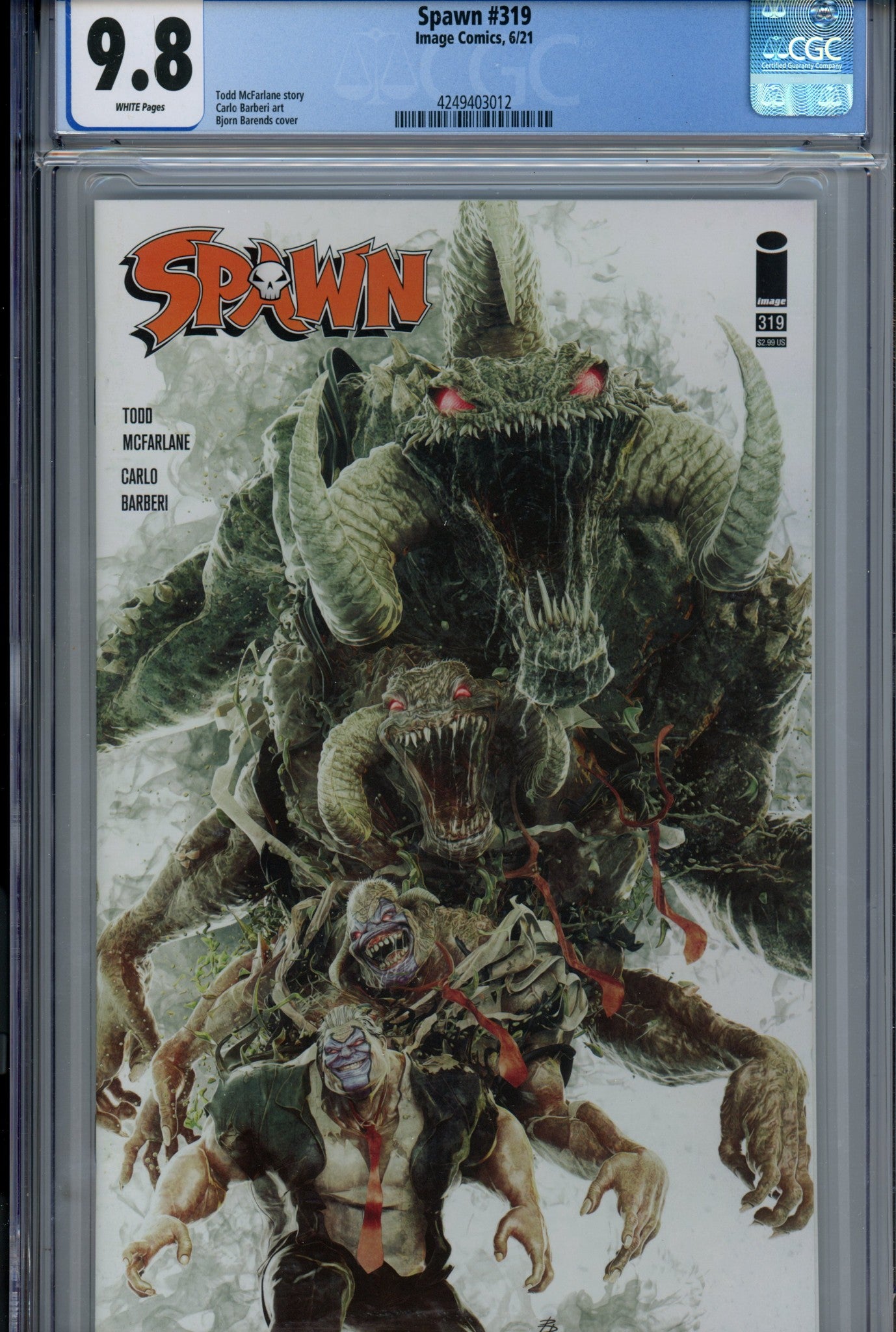 Spawn 319 CGC 9.8 (NM/M) (2021) 