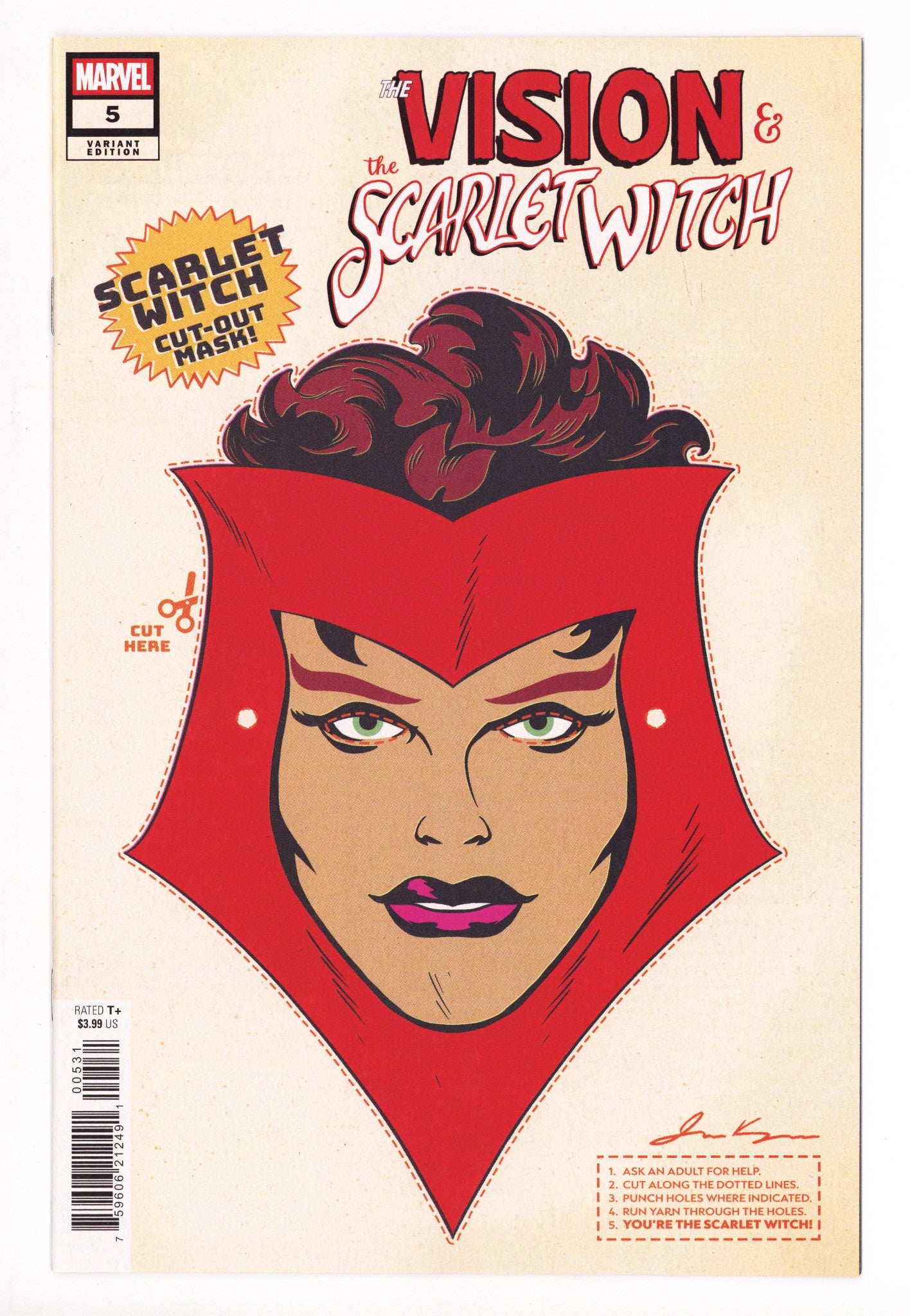 The Vision & The Scarlet Witch Vol 3 5 Kerigan Variant (2025)