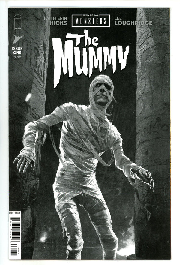 Universal Monsters The Mummy 1 Middleton B&W Incentive Variant NM (2025)