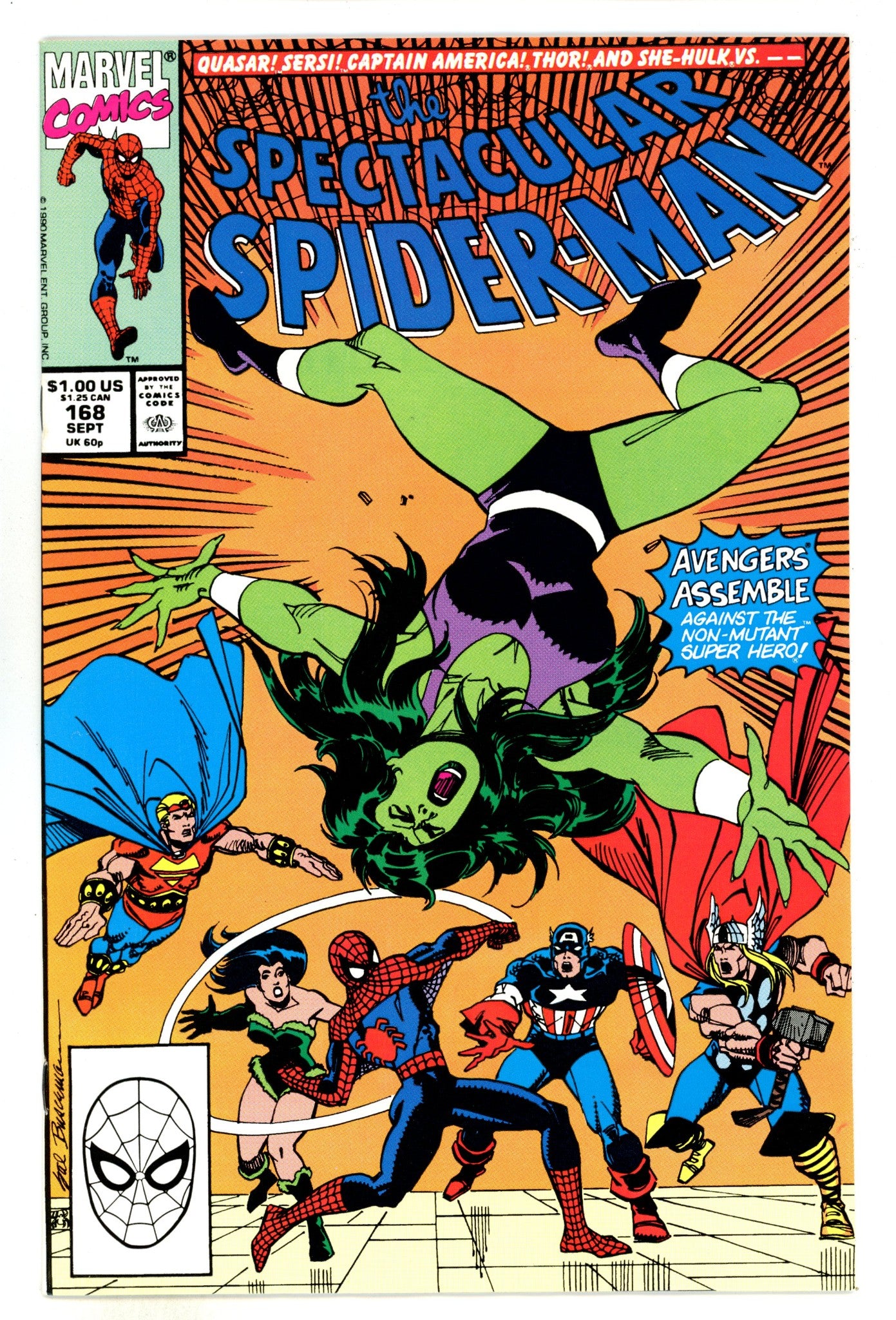 The Spectacular Spider-Man Vol 1 168 High Grade (1990) 
