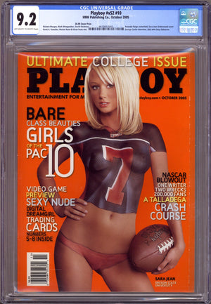 Playboy Vol 52 10 CGC 9.2 (NM-) (2005) Canadian Price Variant