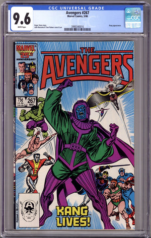 The Avengers Vol 1 267 CGC 9.6 (NM+) (1986)