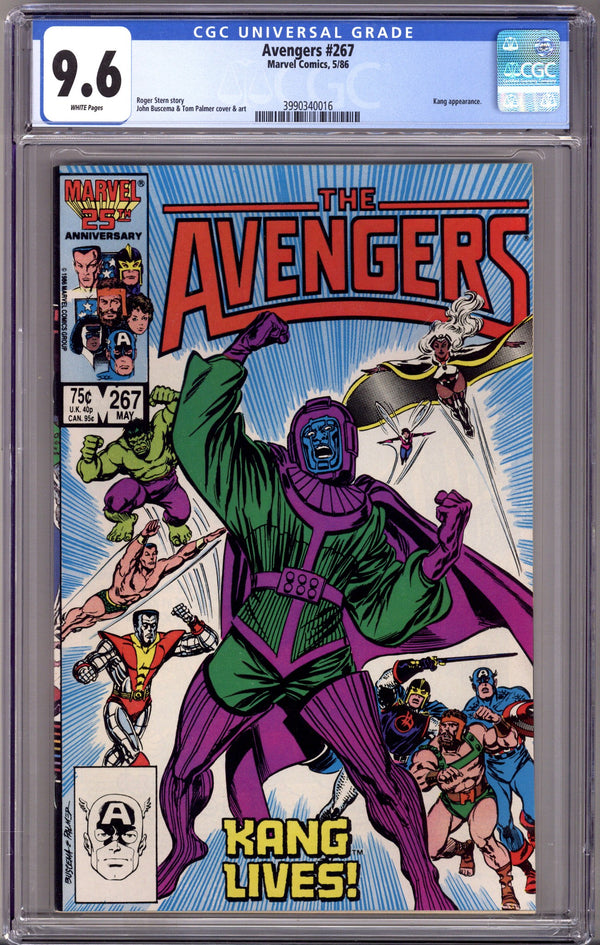 The Avengers Vol 1 267 CGC 9.6 (NM+) (1986)
