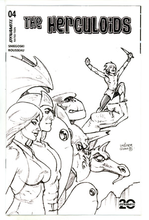 Herculoids 4 Linsner B&W Incentive Variant (2025)