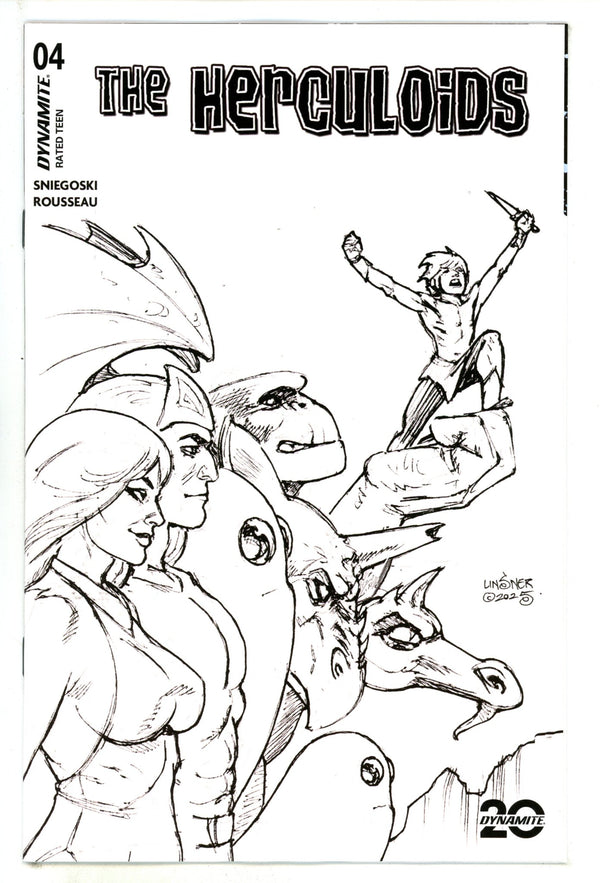 Herculoids 4 Linsner B&W Incentive Variant (2025)