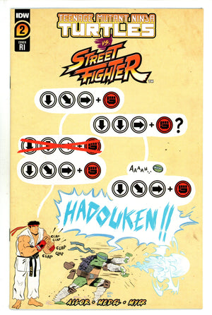 Teenage Mutant Ninja Turtles Vs Street Fighter 2 Ba Incentive Variant NM- (2023)