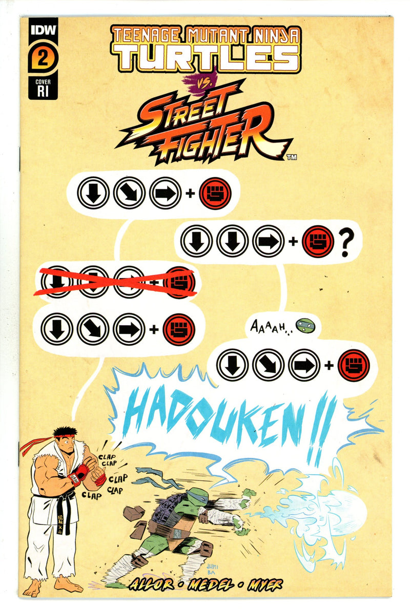 Teenage Mutant Ninja Turtles Vs Street Fighter 2 Ba Incentive Variant NM- (2023)