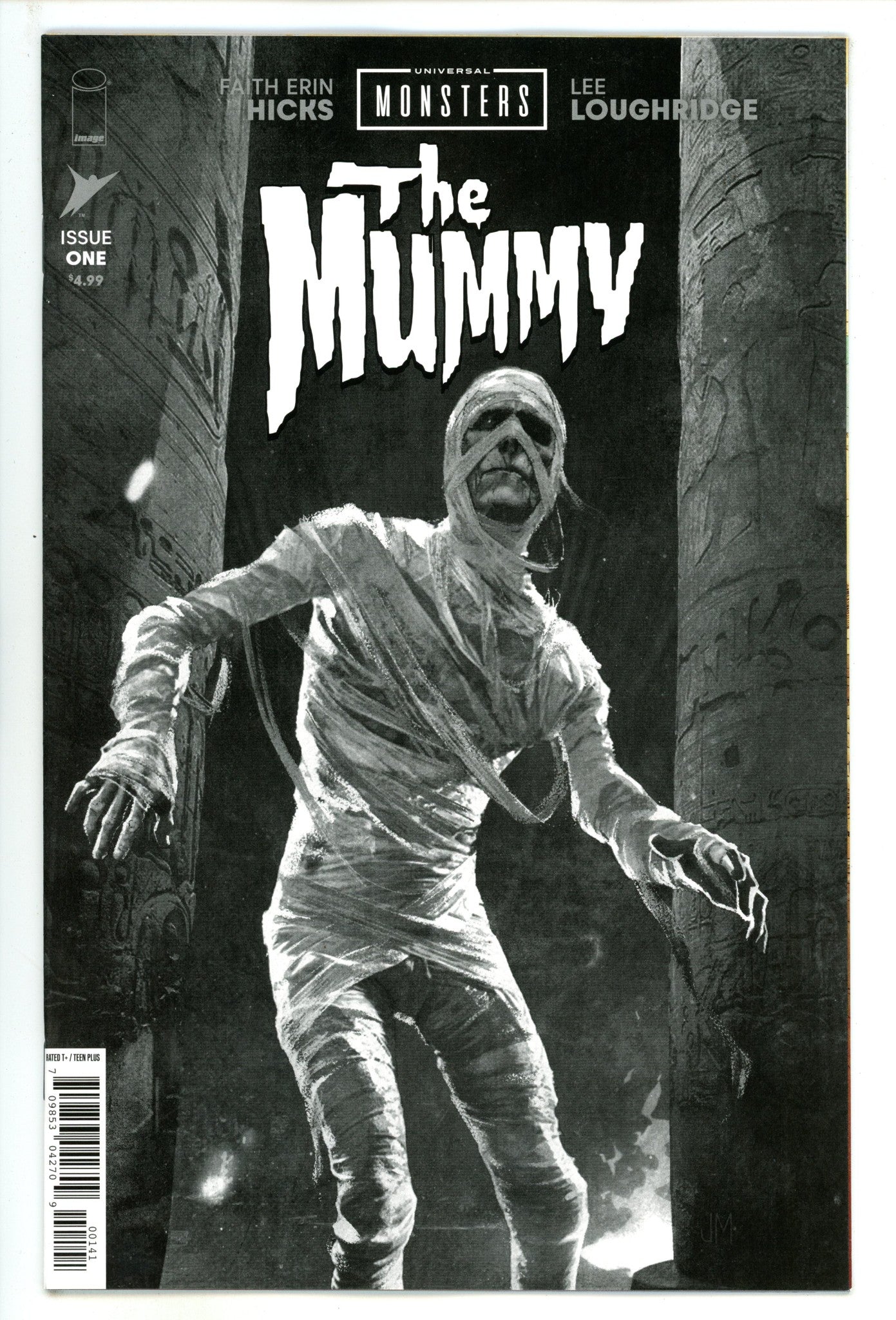 Universal Monsters The Mummy 1 Middleton B&W Incentive Variant NM+ (2025)