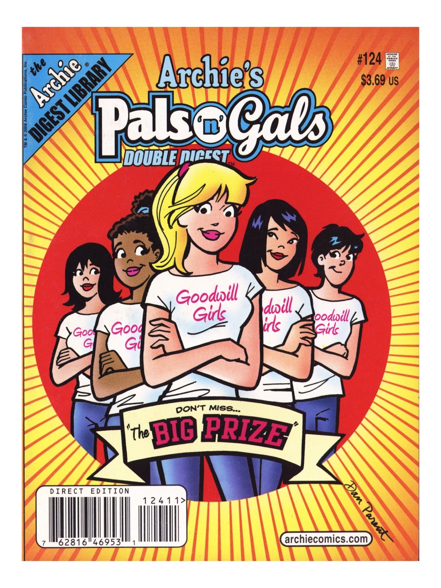 Archie's Pals 'n' Gals Double Digest Magazine 124 High Grade (2008) 