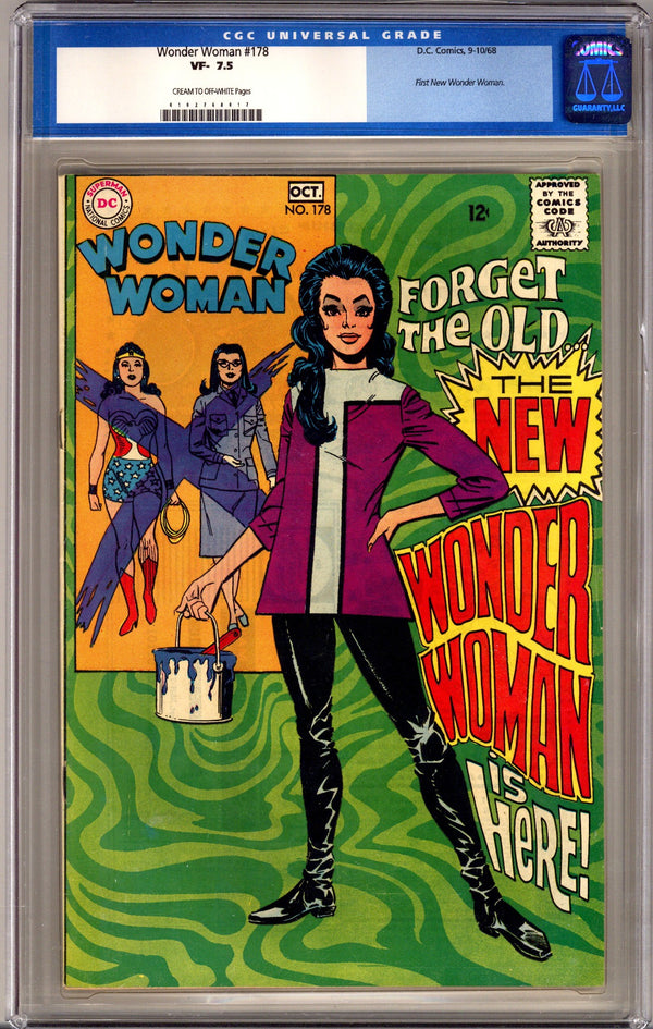Wonder Woman Vol 1 178 CGC 7.5 (VF-) (1968)