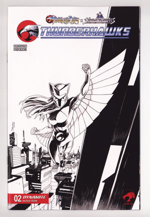 Thundercats X Silverhawks Thunderhawks 2 Shalvey B&W Variant (2026)