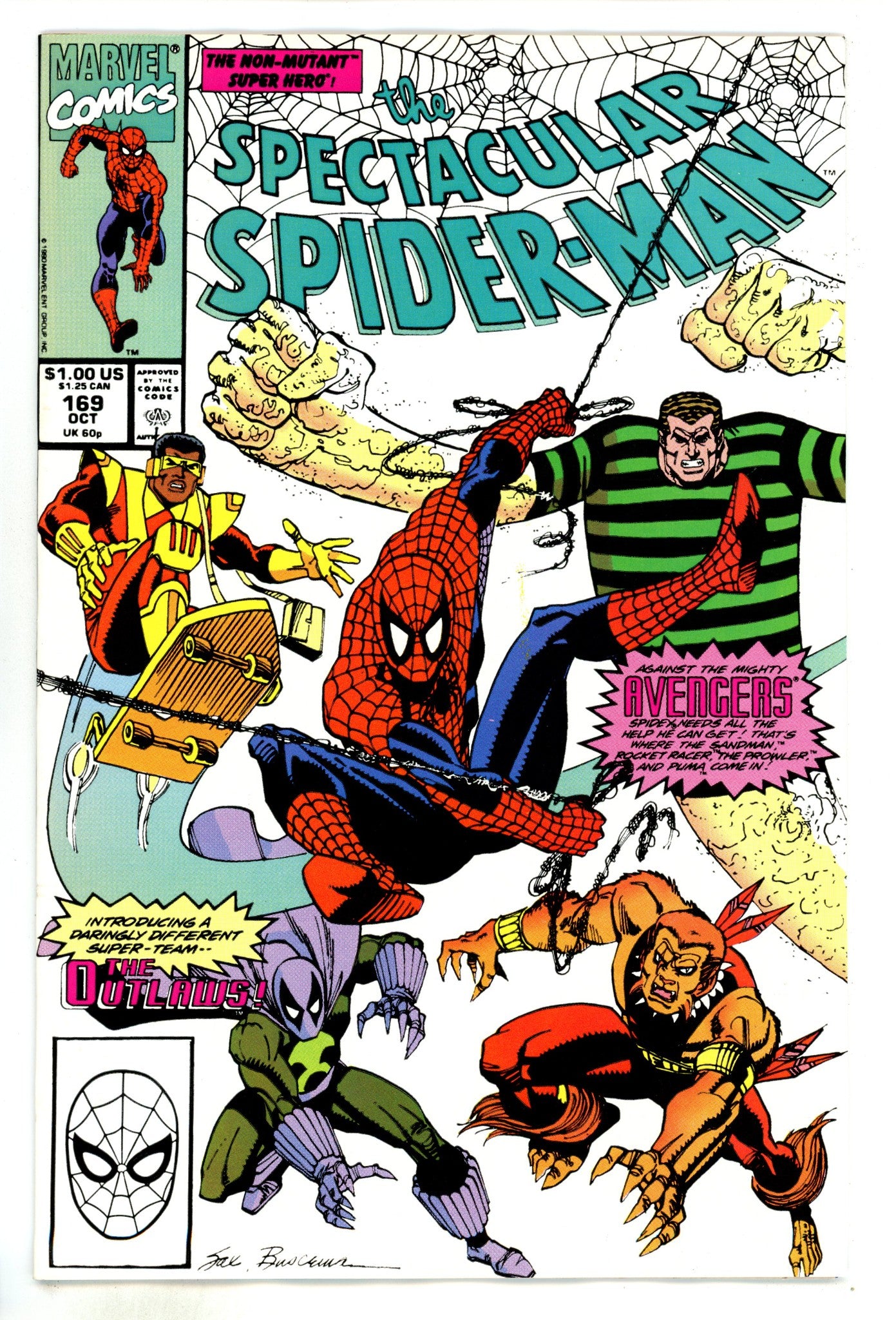 The Spectacular Spider-Man Vol 1 169 NM- (9.2) (1990) 