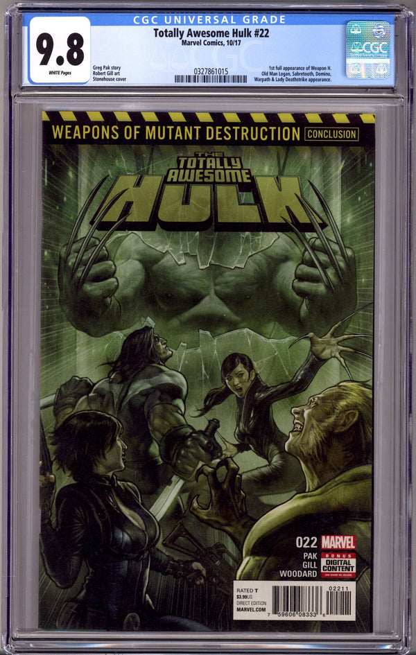 Totally Awesome Hulk 22 CGC 9.8 (2017)