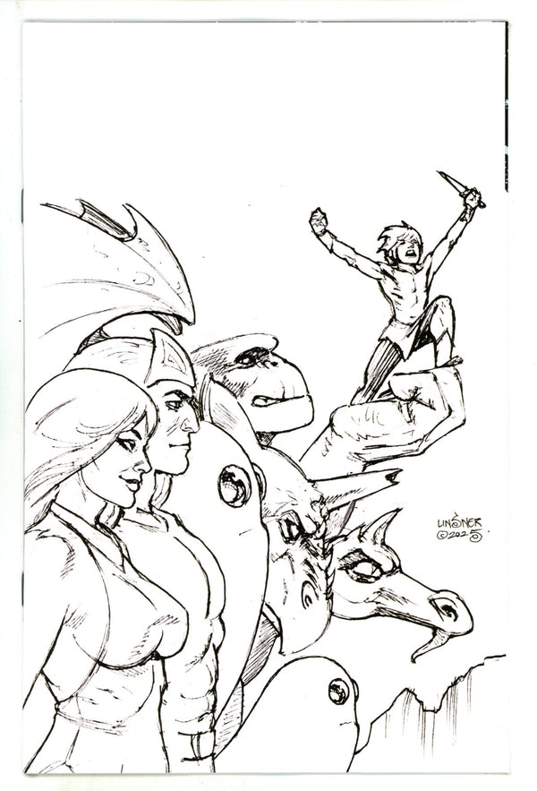 Herculoids 4 Linsner B&W Virgin Incentive Variant (2025)