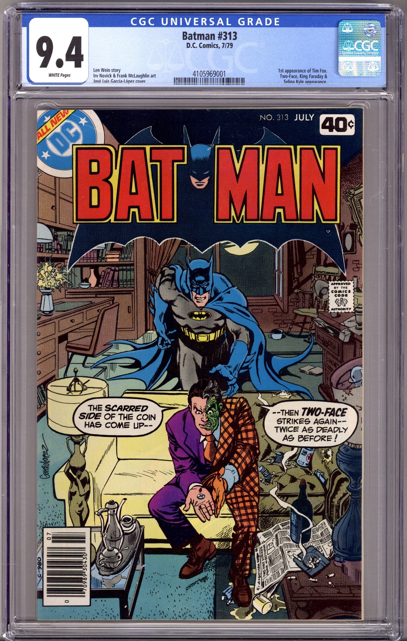 Batman Vol 1 313 CGC 9.4 (NM) (1979)