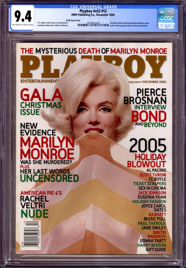 Playboy Vol 52 12 CGC 9.4 (NM) (2005) Canadian Price Variant
