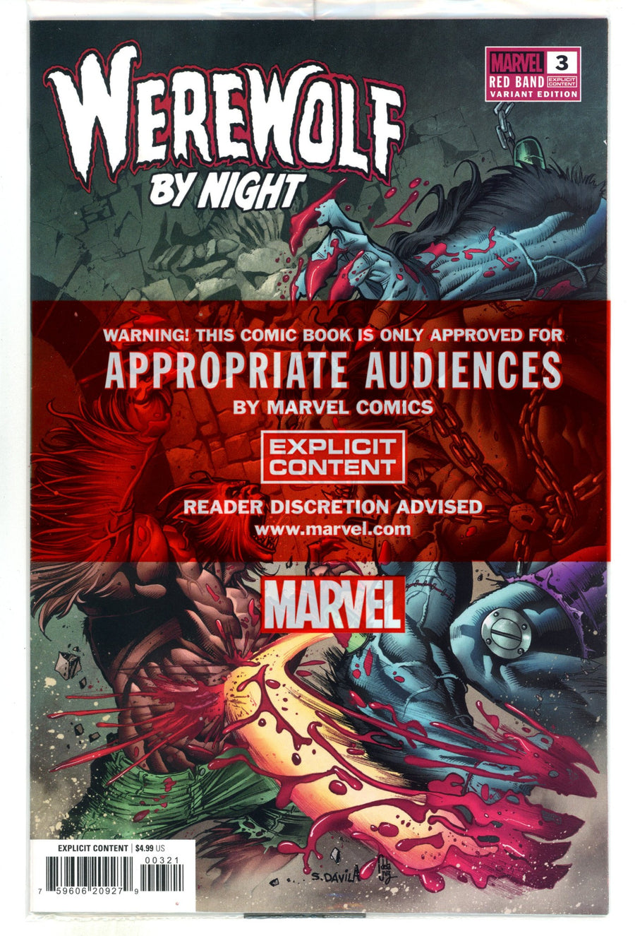 Werewolf By Night: Red Band 3 Dávila Sealed Variant (2024)
