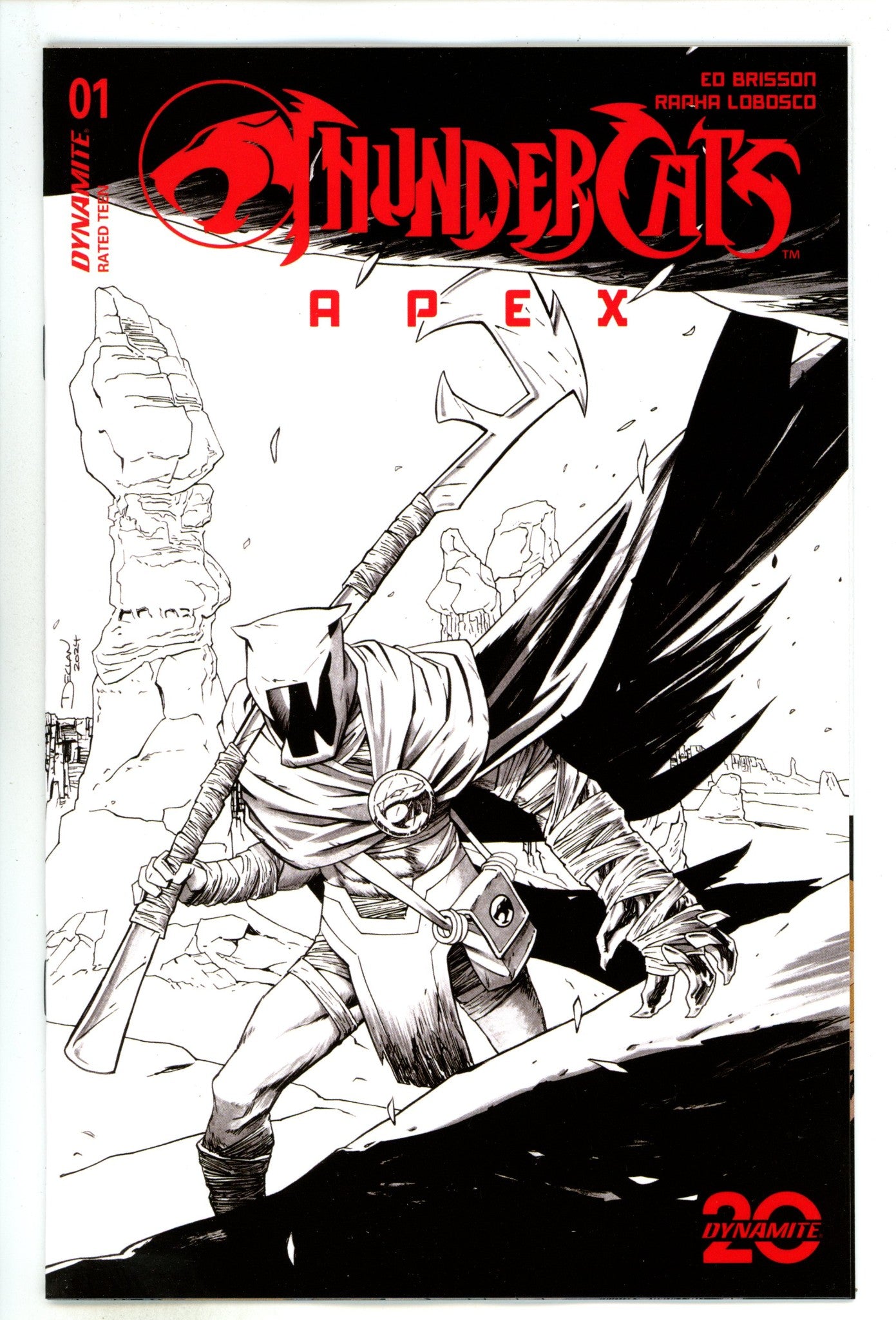 Thundercats Apex 1 Shalvey B&W Incentive Variant (2024)