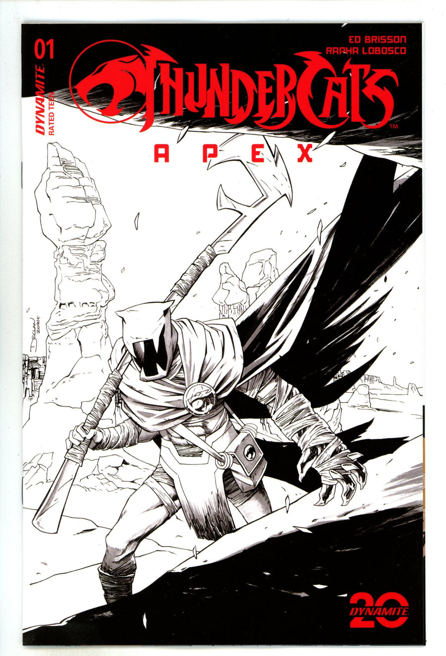 Thundercats Apex 1 Shalvey B&W Incentive Variant (2024)