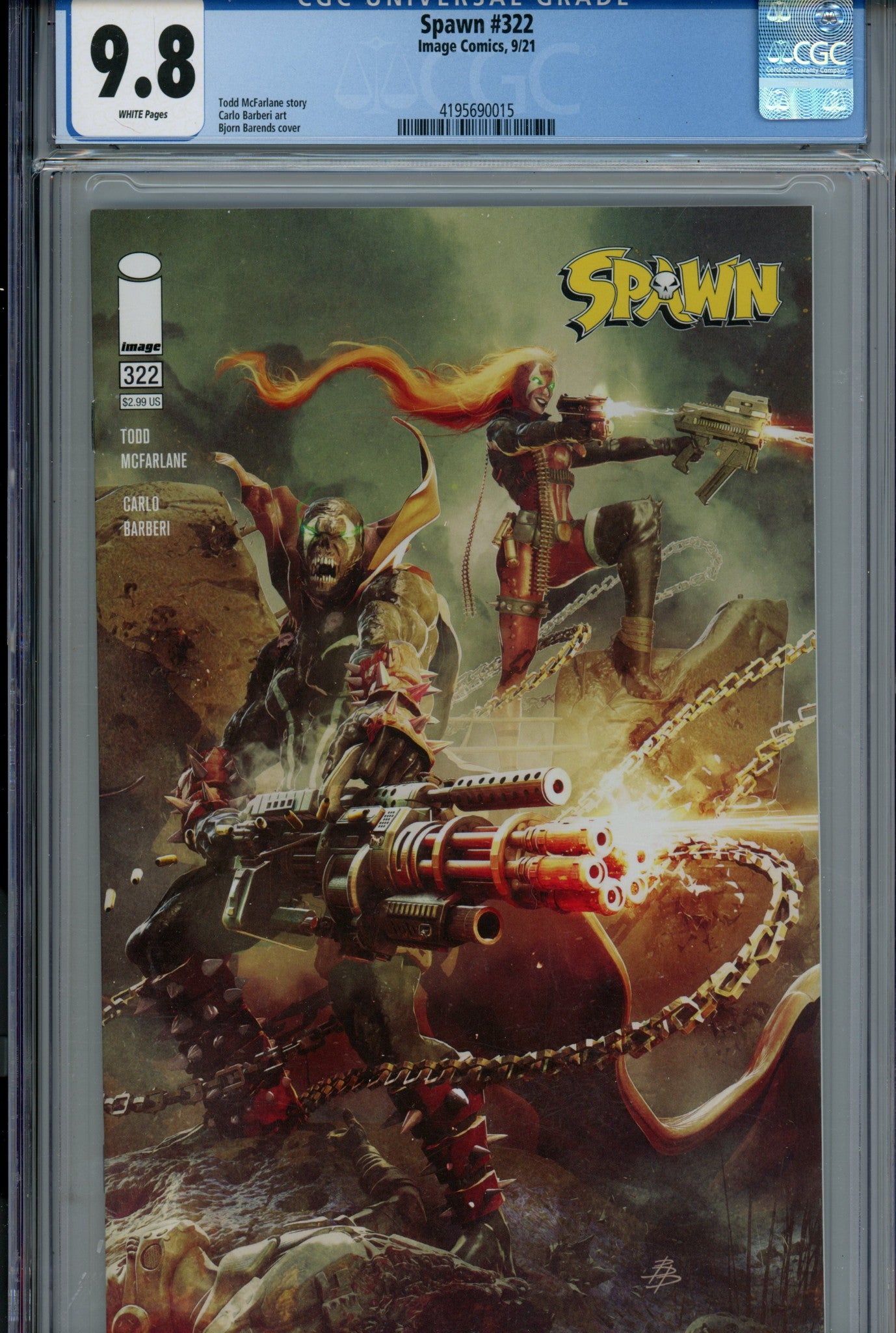 Spawn 322 CGC 9.8 (NM/M) (2021) 