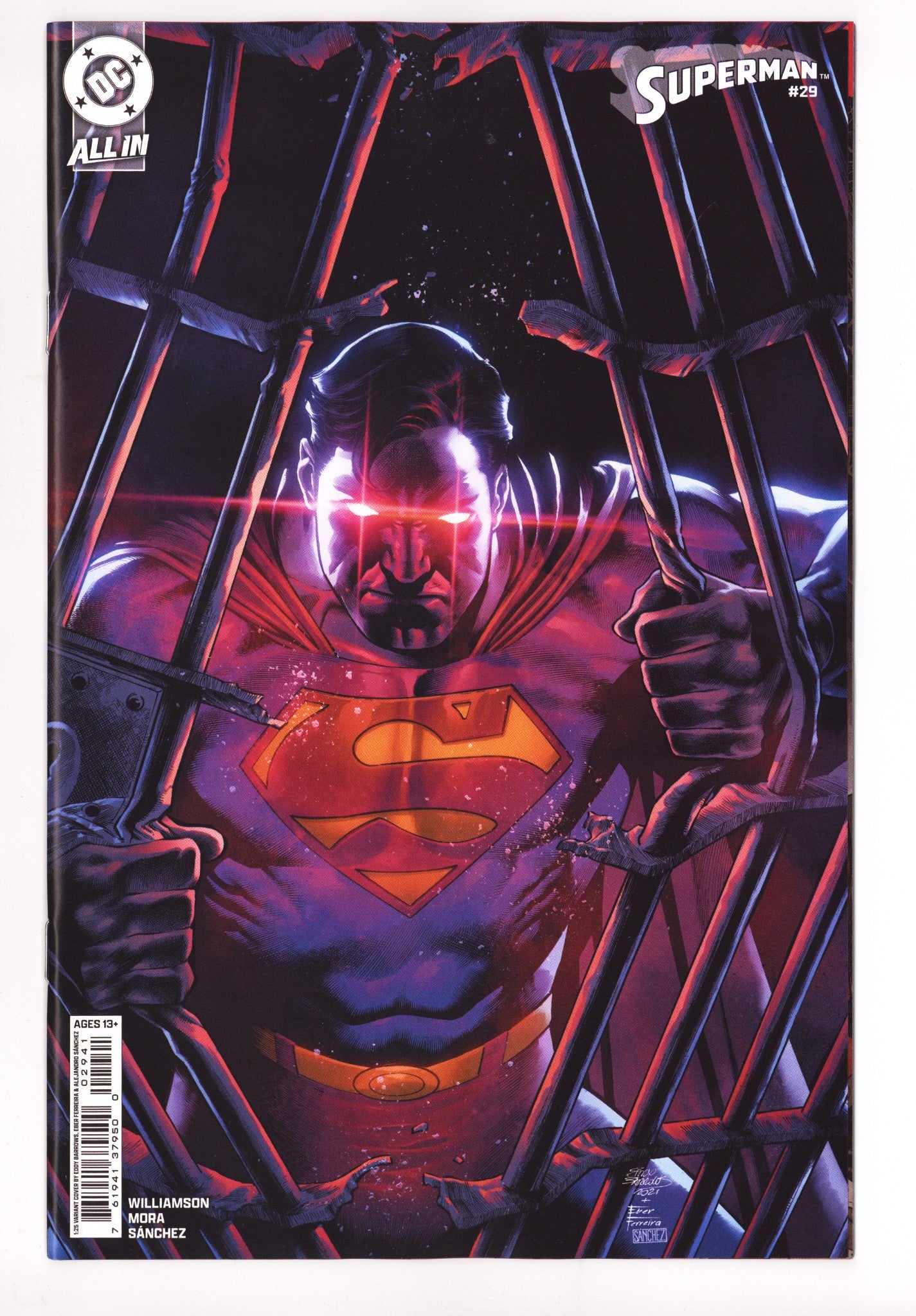 Superman Vol 6 29 Barrows Incentives NM (2025)