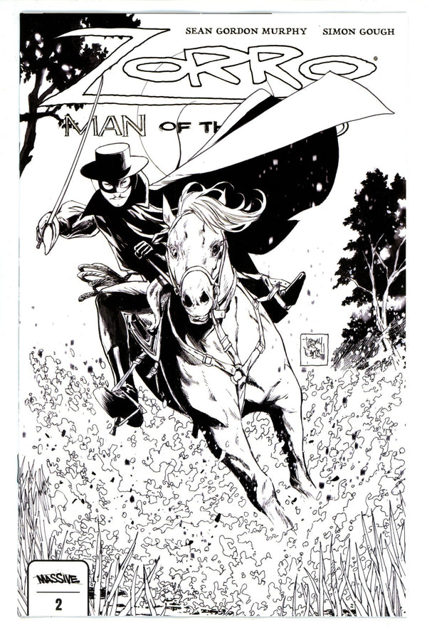 Zorro Man Of The Dead 2 Daniel B&W Incentive Variant (2024)