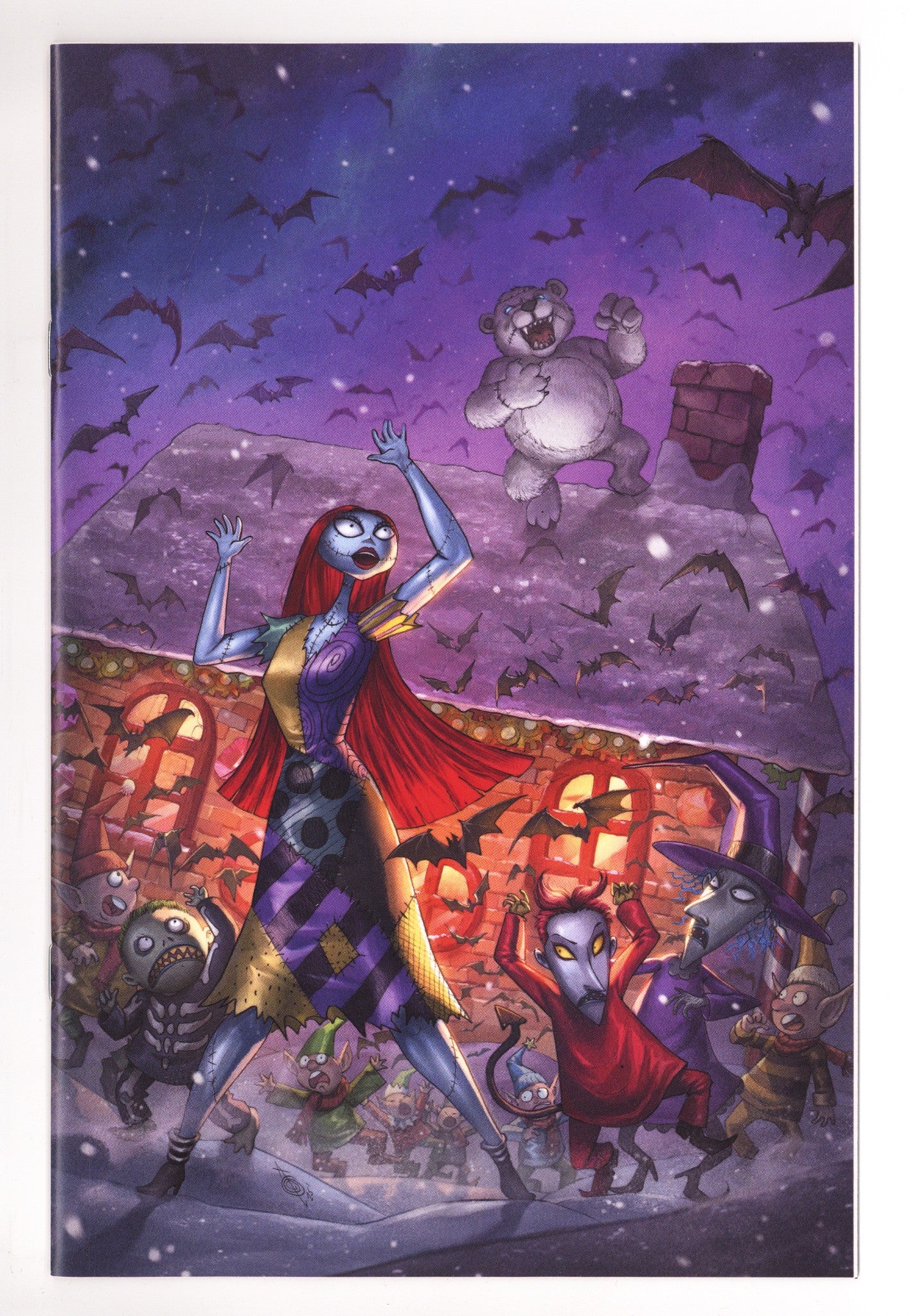 Tim Burtons The Nightmare Before Christmas The Shiver Of Christmas Town 3 Quah Virgin Incentive NM (2026)