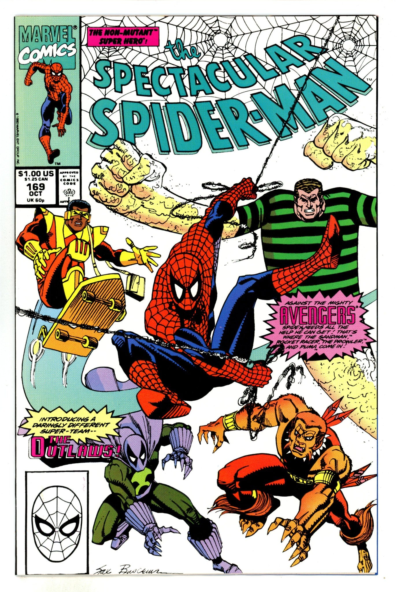 The Spectacular Spider-Man Vol 1 169 NM (9.4) (1990) 