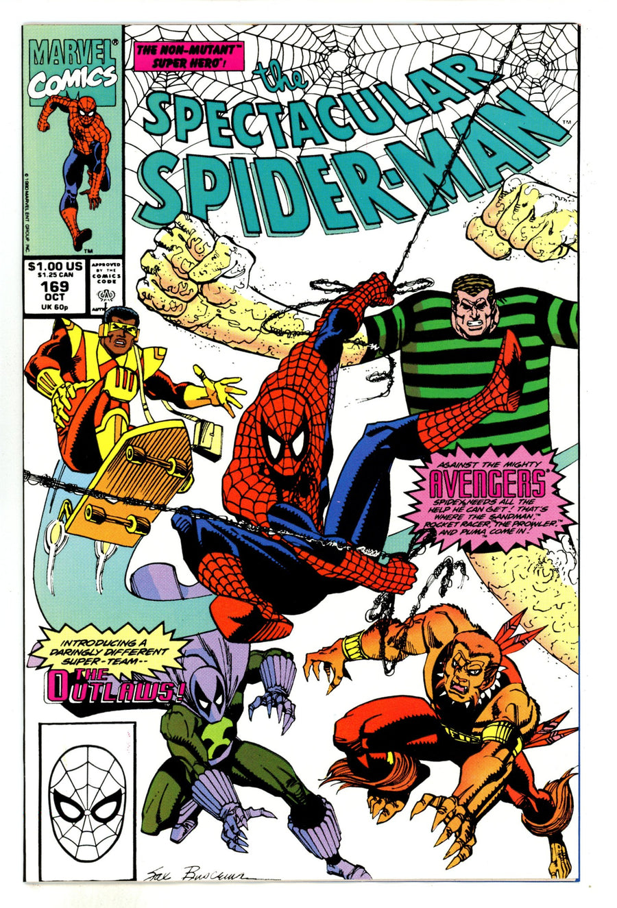 The Spectacular Spider-Man Vol 1 169 NM (9.4) (1990) 