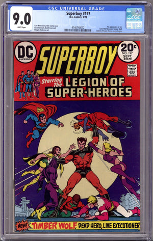 Superboy Vol 1 197 CGC 9.0 (VF/NM)   (1973)