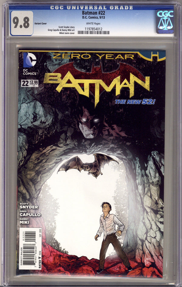 Batman Vol 2 22 CGC 9.8 (NM/M) (2013) Janin Variant