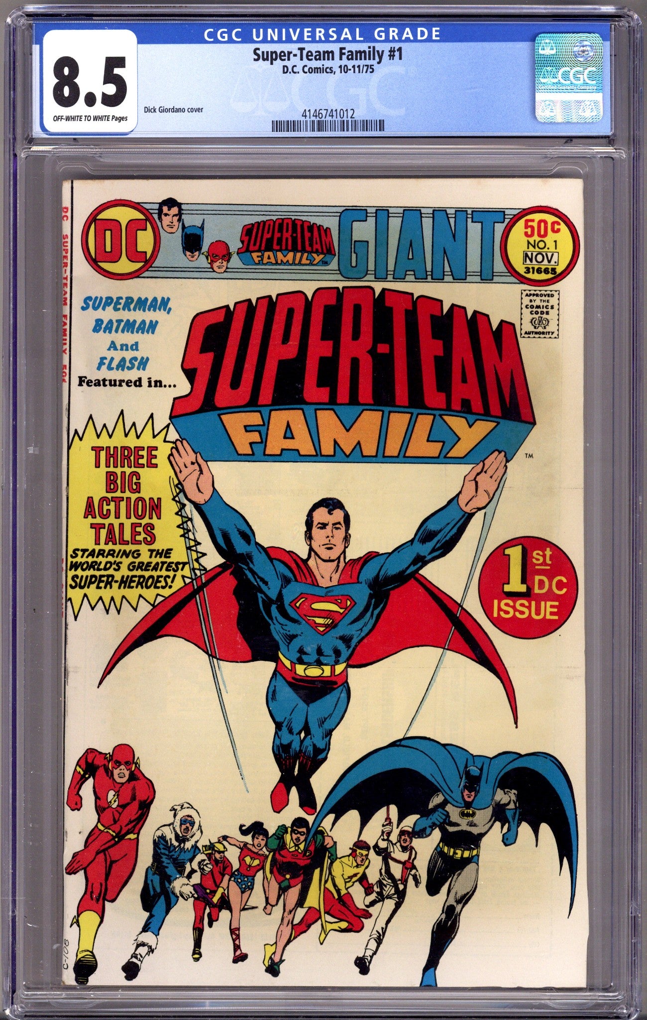 Super-Team Family   1 CGC 8.5 (VF+)   (1975)        