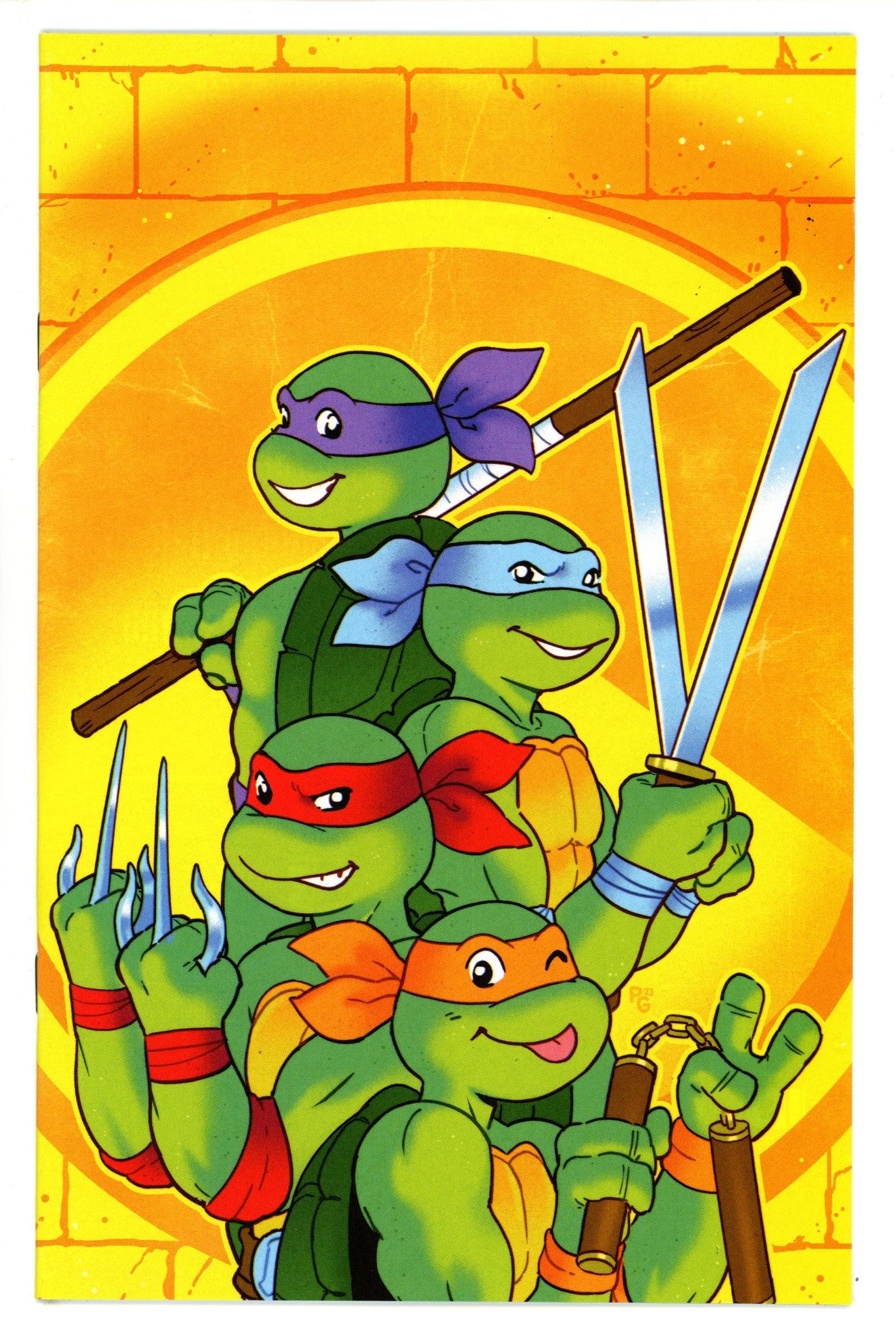 Teenage Mutant Ninja Turtles Saturday Morning Adv 2023 7 Ganucheau Virgin Incentive Variant NM- (2023)