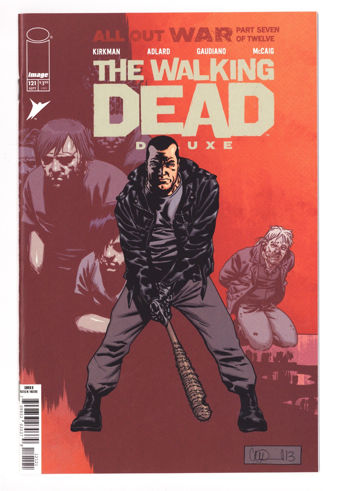 Walking Dead Deluxe 121 Adlard Variant (2025)