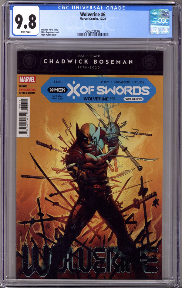 Wolverine Vol 7 6 CGC 9.8 (2020)
