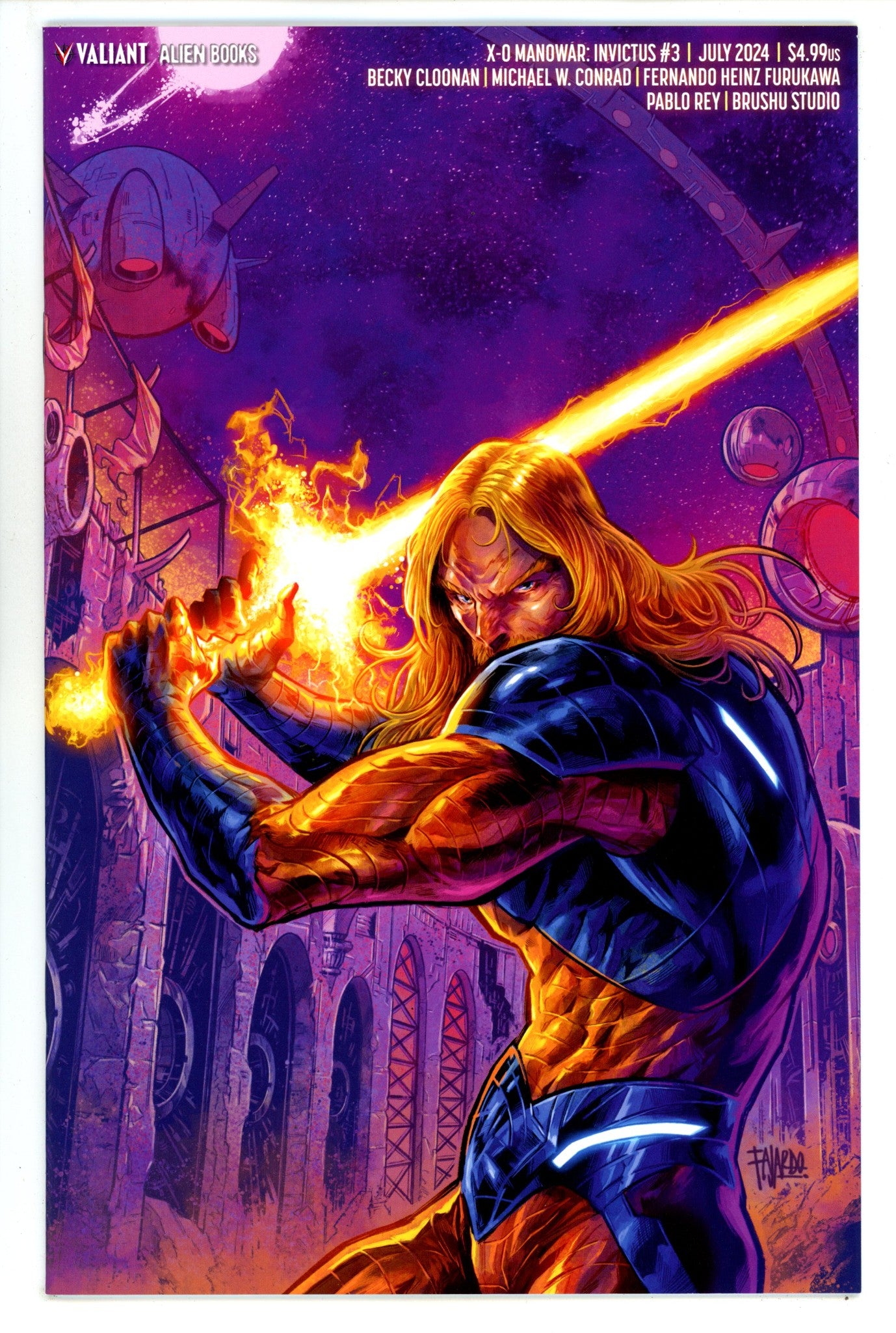 X-O Manowar Invictus 3 Fajardo Virgin Variant (2024)