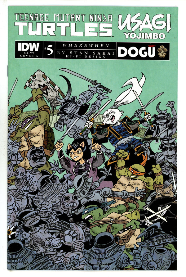 Teenage Mutant Ninja Turtles Usagi Yojimbo Wherewhen 5 (2023)
