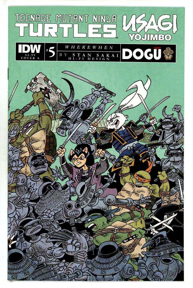 Teenage Mutant Ninja Turtles Usagi Yojimbo Wherewhen 5 (2023)